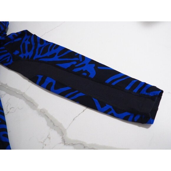 Nike Running Blue Zebra Print Leggings, Size XS - Picture 6 of 13